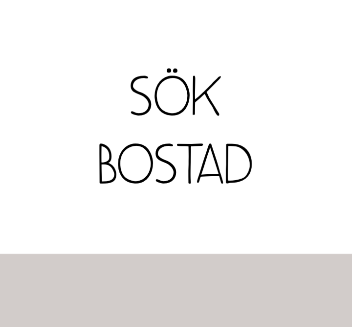 Sök bostad