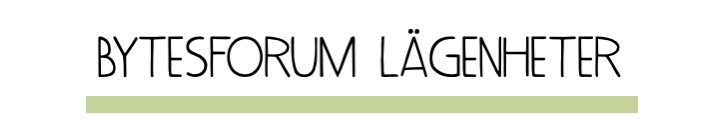 Bytesforum lägenheter