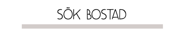 Sök bostad
